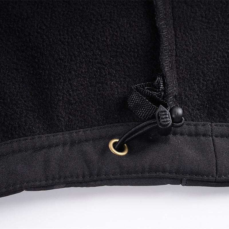 Herren Soft Shell Jacke Wanderjacke Draussen Farbblock Windundurchlässig Wasserdicht Windbreaker-Jacke Reisen Schwarz Tarnung Grün 2025 - $55.99 –P7