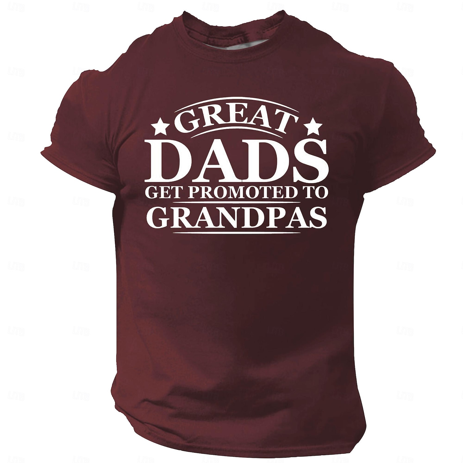 Men's 'Great Dads Get Promoted To Grandpas' T-Shirt, Funny Family Graphic Tee for Grandpa & Dad Gifts 2026 - $19.49 –P1