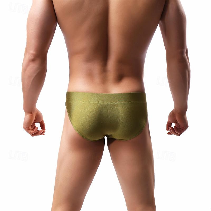 Men's 1 PCS Boxers Underwear Boxer Shorts Nylon Breathable Soft Comfortable Plain Mid Rise Black White 2026 - $8.99 –P14