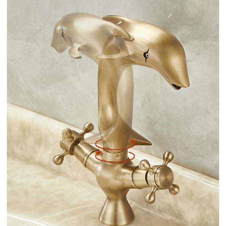 2026年 バスルームのシンクの蛇口 - 滝状吐水タイプ 電気メッキ センターセット シングルハンドルつの穴Bath Taps  コレクション – $223.49 –P6