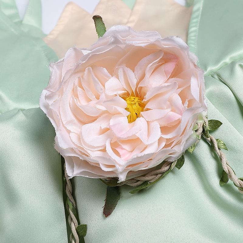 Tinker Bell Fairy Tale Princess Tiana Flower Girl Dress Theme Party Costume Tulle Dresses Cosplay Movie Cosplay for Girls' Kids Carnival Party / Evening 2025 - $37.99 –P8