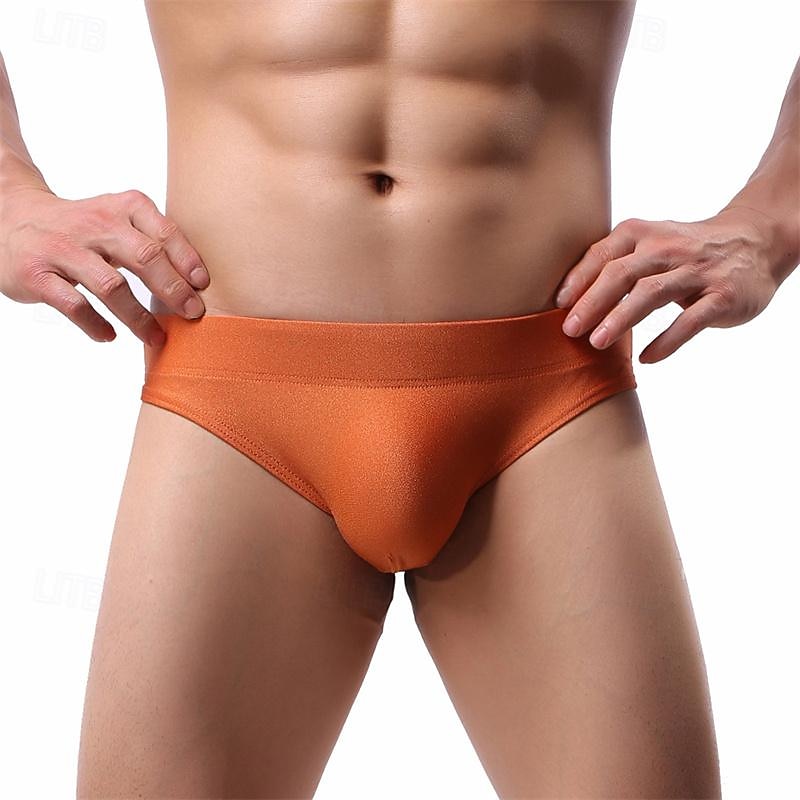 Men's 1 PCS Boxers Underwear Boxer Shorts Nylon Breathable Soft Comfortable Plain Mid Rise Black White 2026 - $8.99 –P1