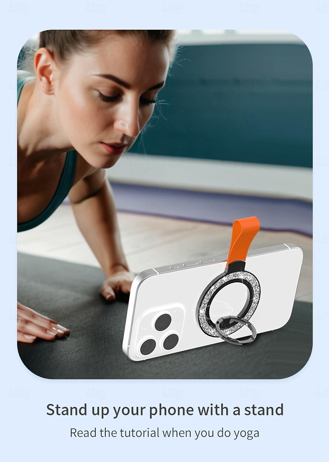 Phone Ring Holder Rotatable Foldable Magnetic Phone Holder for Outdoor Desk Compatible with iPhone 15 14 Plus 13 12 Mini 11 Pro Max X XR XS Max Phone Accessory 2025 - $19.99 –P12
