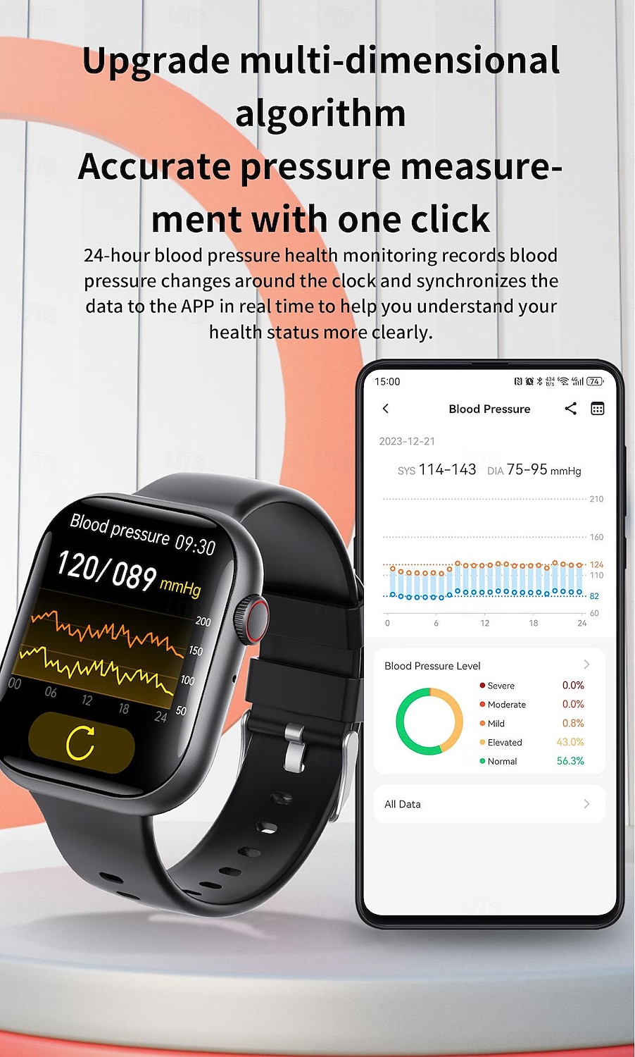 Смарт-часы f70, Bluetooth-вызов, мониторинг сердечного ритма и температуры, спортивные часы, умный браслет 2025 - $49.99 –P10