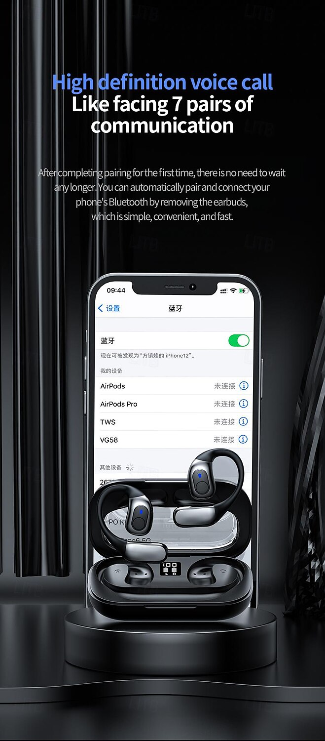 Bluetooth 5.4 Touch Control Wireless Bluetooth Earphone Headphones Waterproof Sport Gaming Headset Noise Cancelling Earbuds 2025 - $24.99 –P8