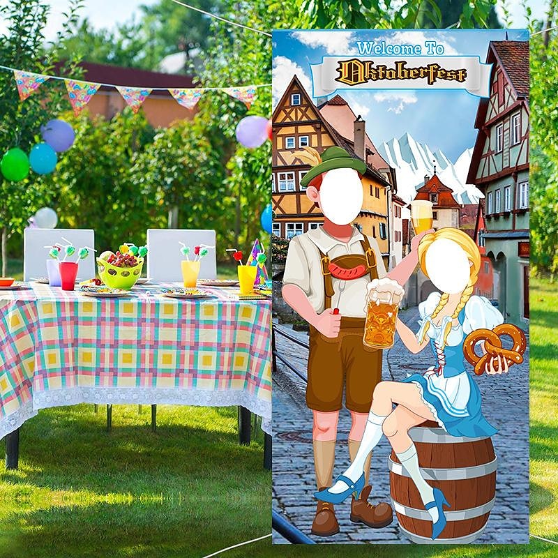 διακοσμητικά πάρτι oktoberfest φωτογραφία πανό πόρτας oktoberfest σκηνικά στηρίγματα μεγάλο υφασμάτινο πανό με φωτογραφία πόρτας για διακόσμηση πάρτι oktoberfest αστεία προμήθειες παιχνιδιού 2025 - $21.99 –P2