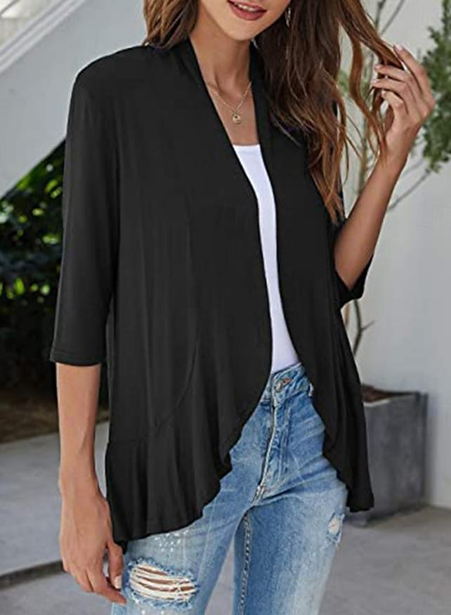 cappotto maglione blu del 2025 a $31.99 –P7