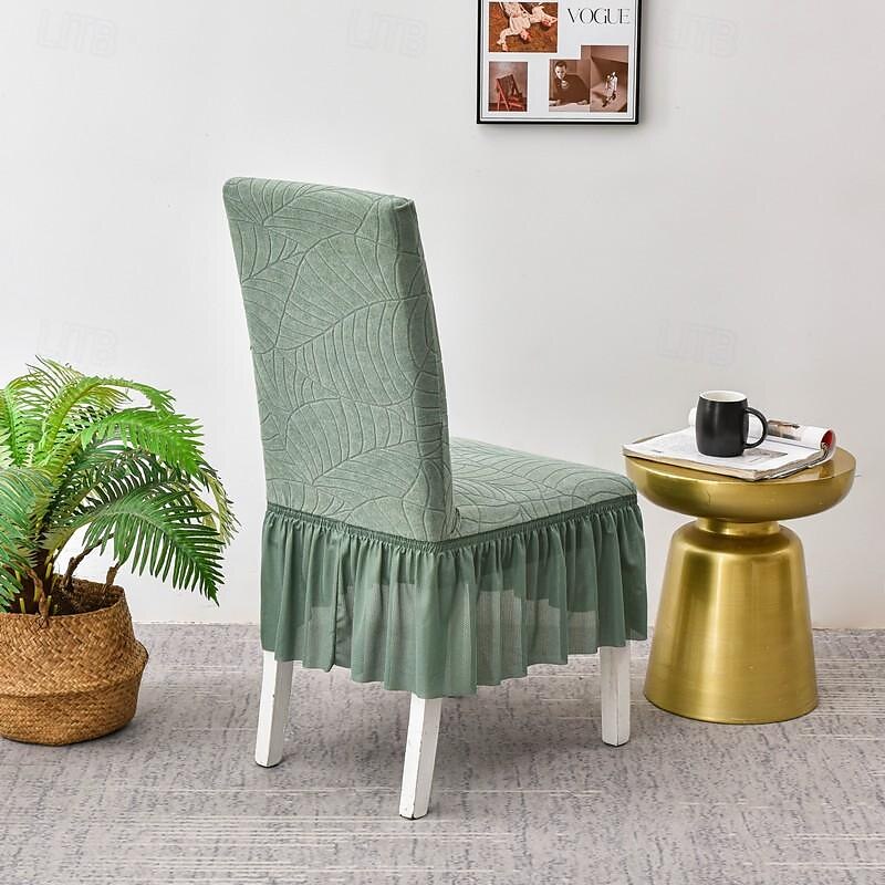 conjunto de capas de cadeira ajustáveis resistentes à água sala de jantar elástica jacquard elastano capa de assento removível capa de cadeiras de encosto alto de 2025 por $22.99 –P3