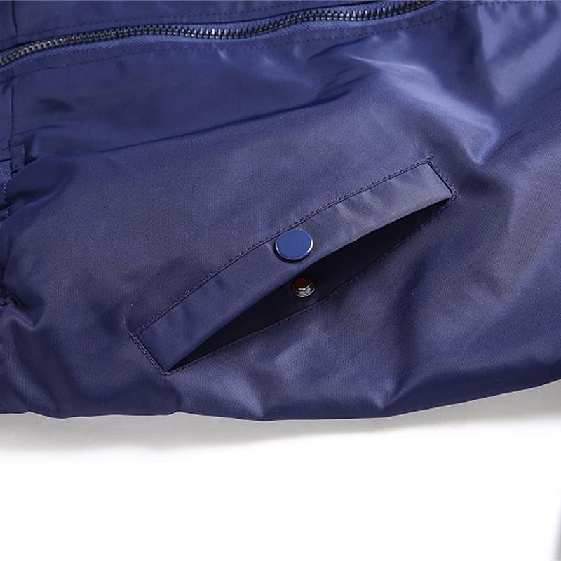 Herren Bomberjacke übergangsjacke Ausgehen Tasche Frühling & Herbst Einfach Klassisch Stehkragen Regulär Schwarz Gelb Rot Königliches Blau Hellgrau Jacken 2025 - $47.99 –P16