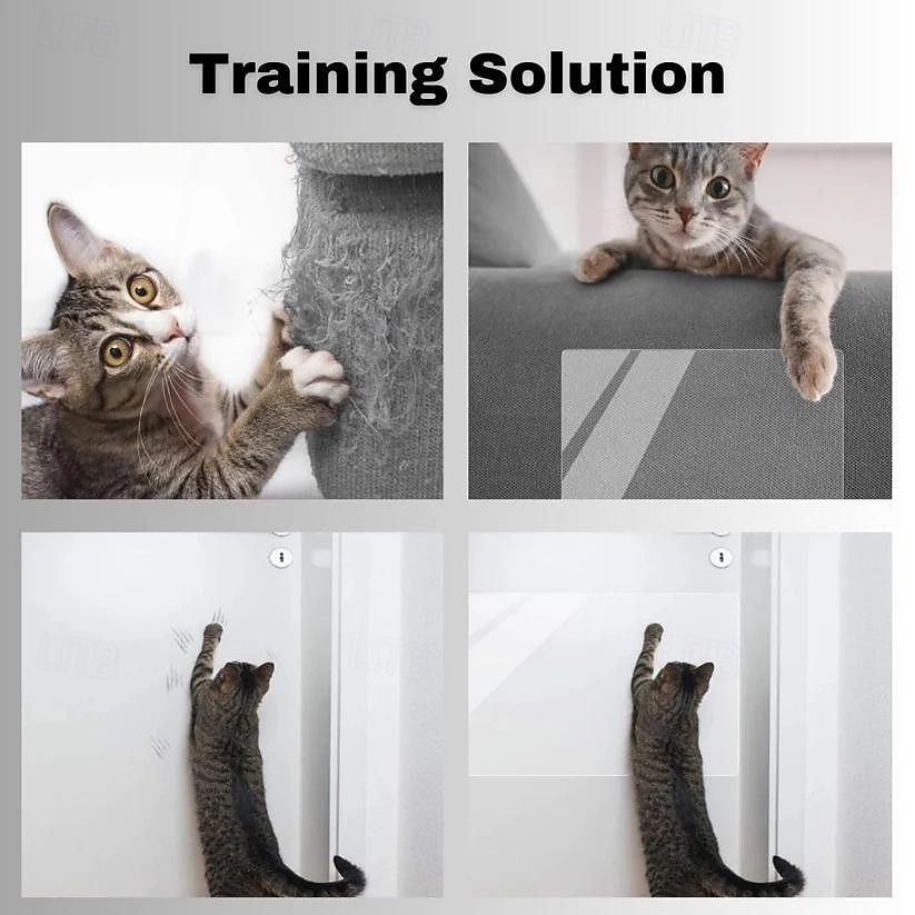 protezione per mobili trasparente, protezione per mobili antigraffio per gatti, protezione per divano per gatti, nastro adesivo trasparente per gatti per mobili del 2025 a $11.49 –P11