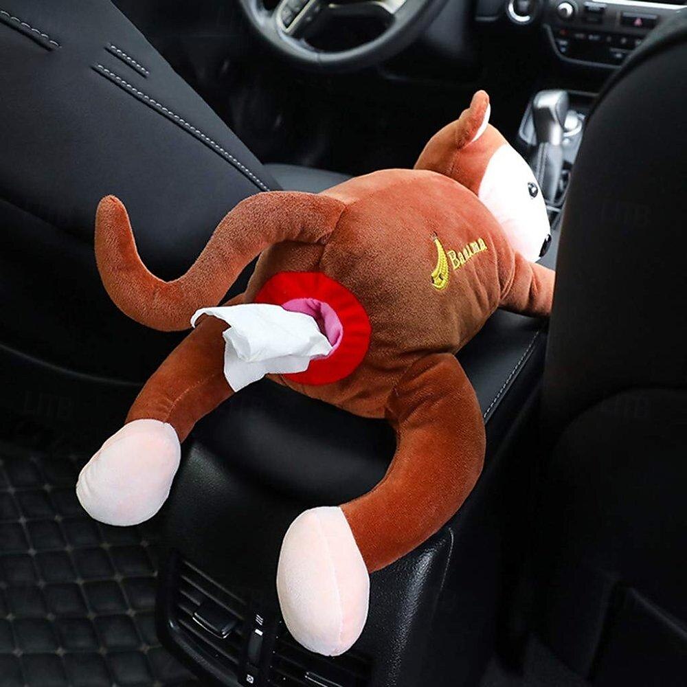 Monkey Butt Tissue Holder Car Tissue Box Anime Cartoon Paper Napkin Tissue Box Animal Tissue Napkin Paper Box Paper Towels Storage Holder for Car 2025 - $15.99 –P2