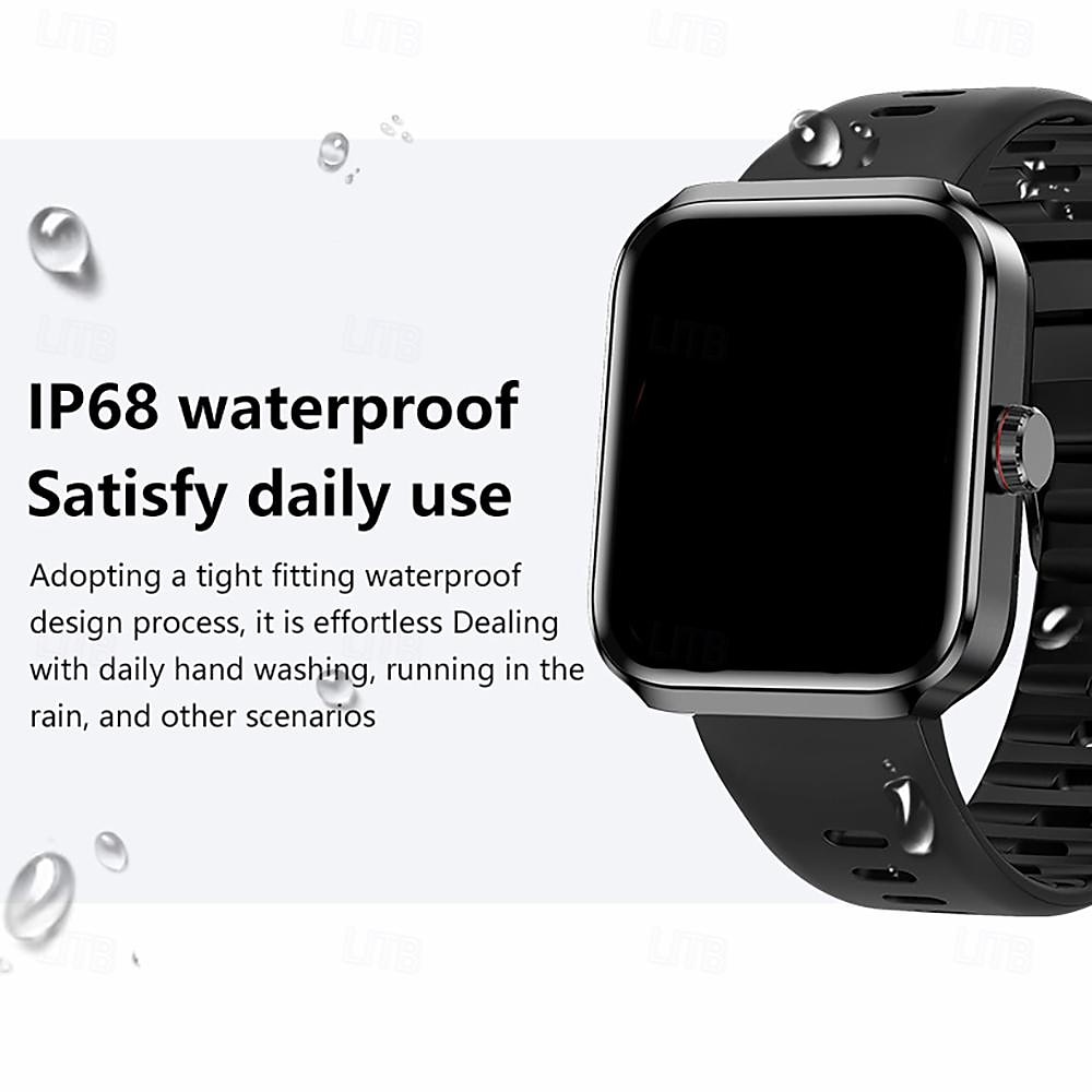 696 NX22 Smart Watch 1.78 inch Smartwatch Fitness Running Watch Bluetooth Pedometer Call Reminder Sleep Tracker Compatible with Android iOS Women Men GPS Hands-Free Calls Message Reminder IP 67 46mm 2025 - $76.99 –P19