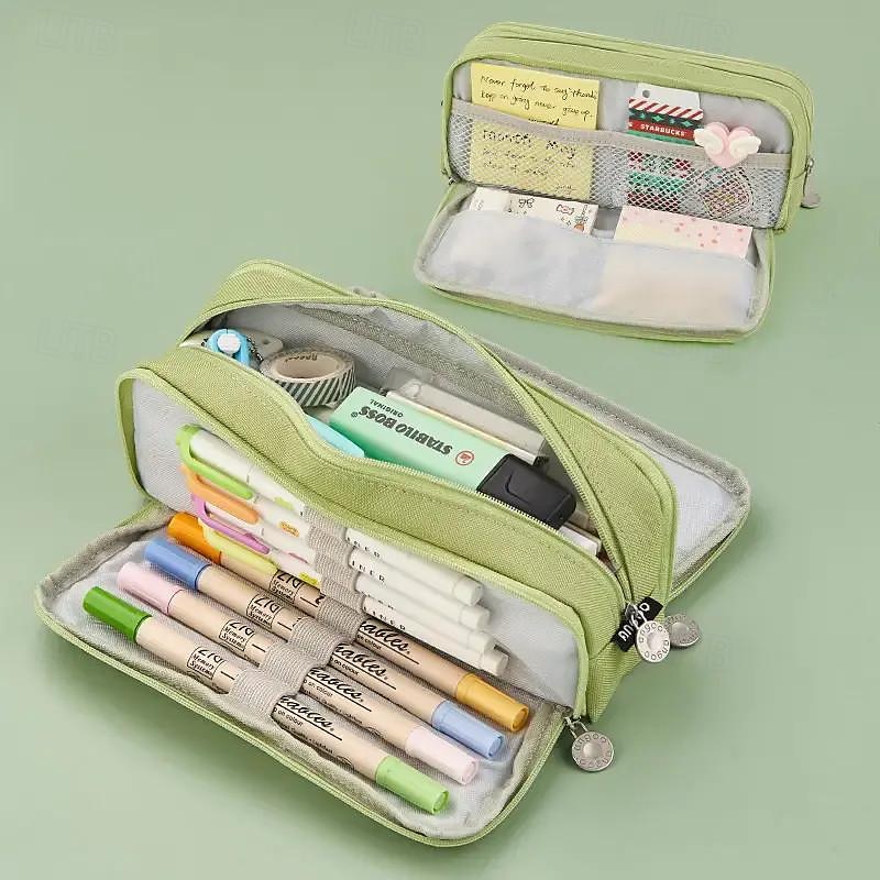 eenvoudige etui met grote capaciteit etui multifunctionele etui voor middelbare scholieren en middelbare scholieren 2025 - $17.99 –P10