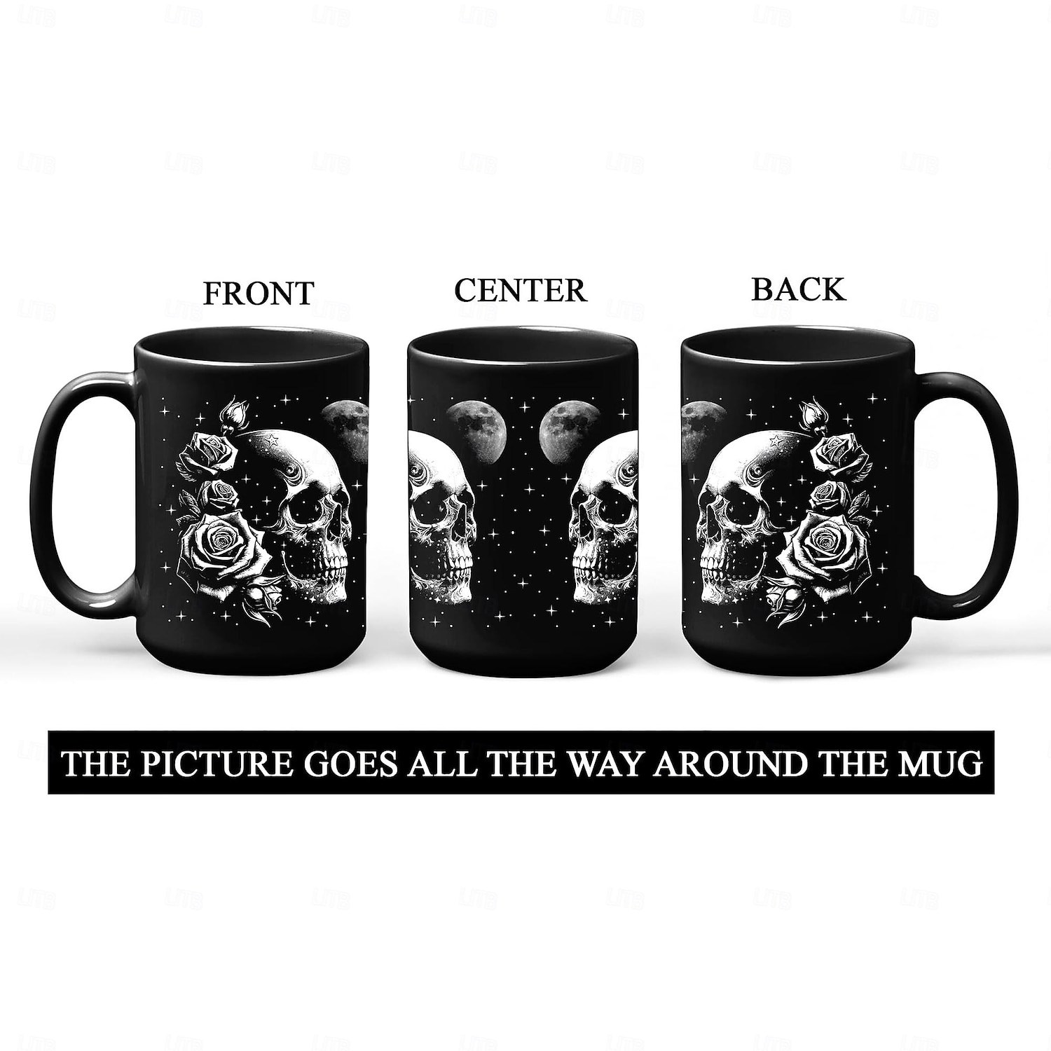 tazza con teschio regali goth da 13 once per donne regali con teschio per donne - regali da strega regali con teschio per uomo tazza da caffè con teschio grande e unica - decorazione goth tazza goth - tazza con teschio regali gotici per uomini regali per  del 2025 a $14.49 –P5