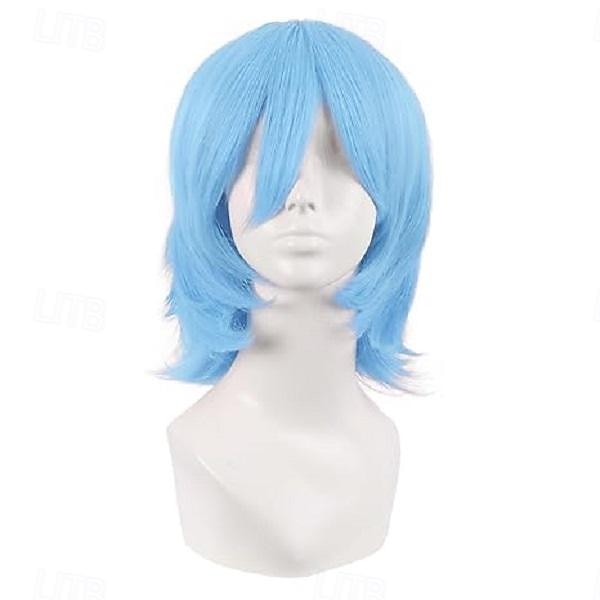 Parrucca Cosplay Corto Coda di Lupo Sintetica con Frangette Parrucche Cosplay di Halloween del 2025 a $17.99 –P2