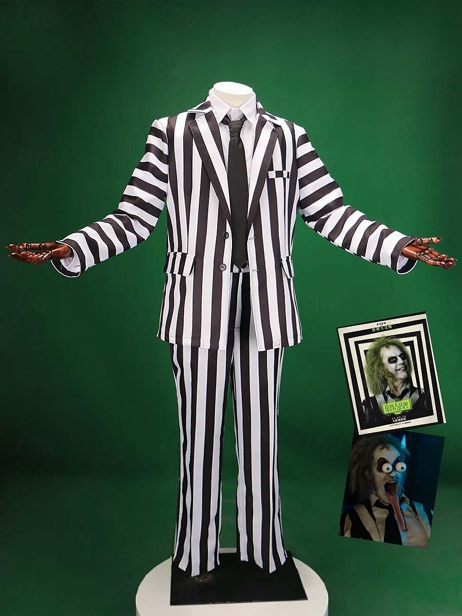 Beetlejuice Beetlejuice 2 Ghost Bride Lydia Deetz Cosplay Costume Halloween Group Couples Costumes Adults' Men's Women's Horror Wedding Party Halloween Carnival Easy Carnival Costume 2025 - $34.99 –P9