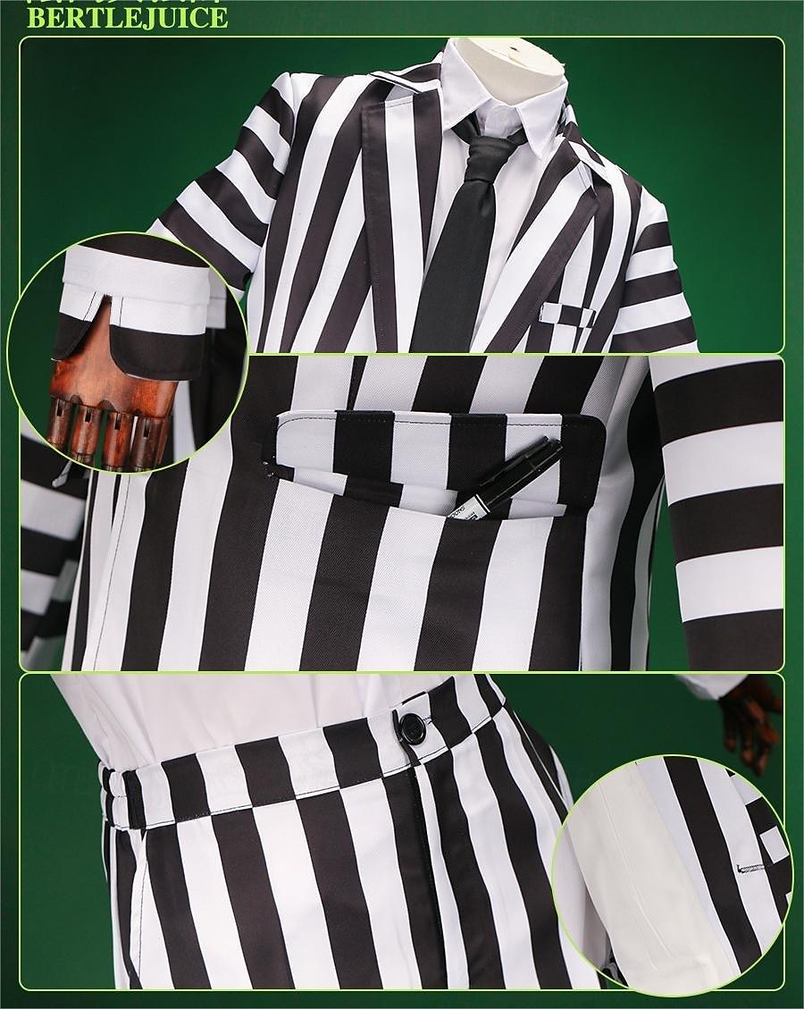 Beetlejuice Beetlejuice 2 Ghost Bride Lydia Deetz Cosplay Costume Halloween Group Couples Costumes Adults' Men's Women's Horror Wedding Party Halloween Carnival Easy Carnival Costume 2025 - $34.99 –P12