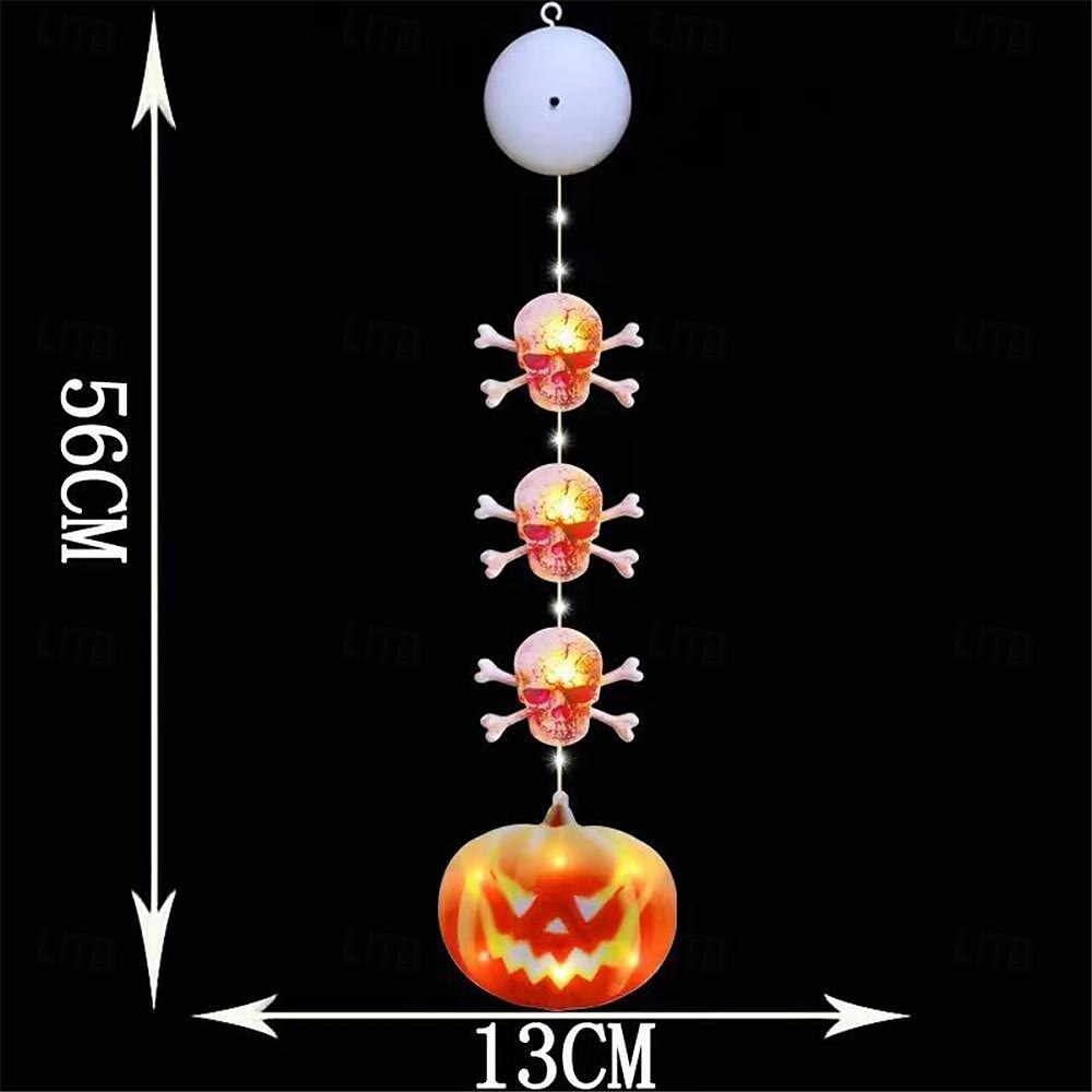 halloween dekorace závěsná lampa kožený drát lampa jack o lucerna přísavka sváteční provázek světlo vnitřní atmosféra dekorativní lampa sváteční party dekorativní lampa 1ks 2025 - $11.49 –P7