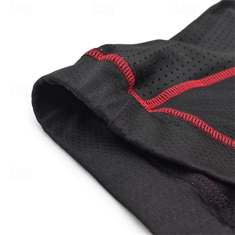WOSAWE Voor heren Fietsbroek Gevoerde wielrenshorts Fietsen Short / Broekje Gewatteerde shorts Strak Sport Ademend Sneldrogend Hoge Elasticiteit Comfortabel Zwart Geel Kleding Wielrenkleding 2025 - $20.99 –P14