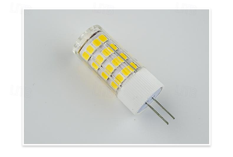 6 pièces g4 led bi-broches lumières 240lumens 5w 52led perles smd 2835 blanc chaud blanc 220v de 2025 ? $11.49 –P2