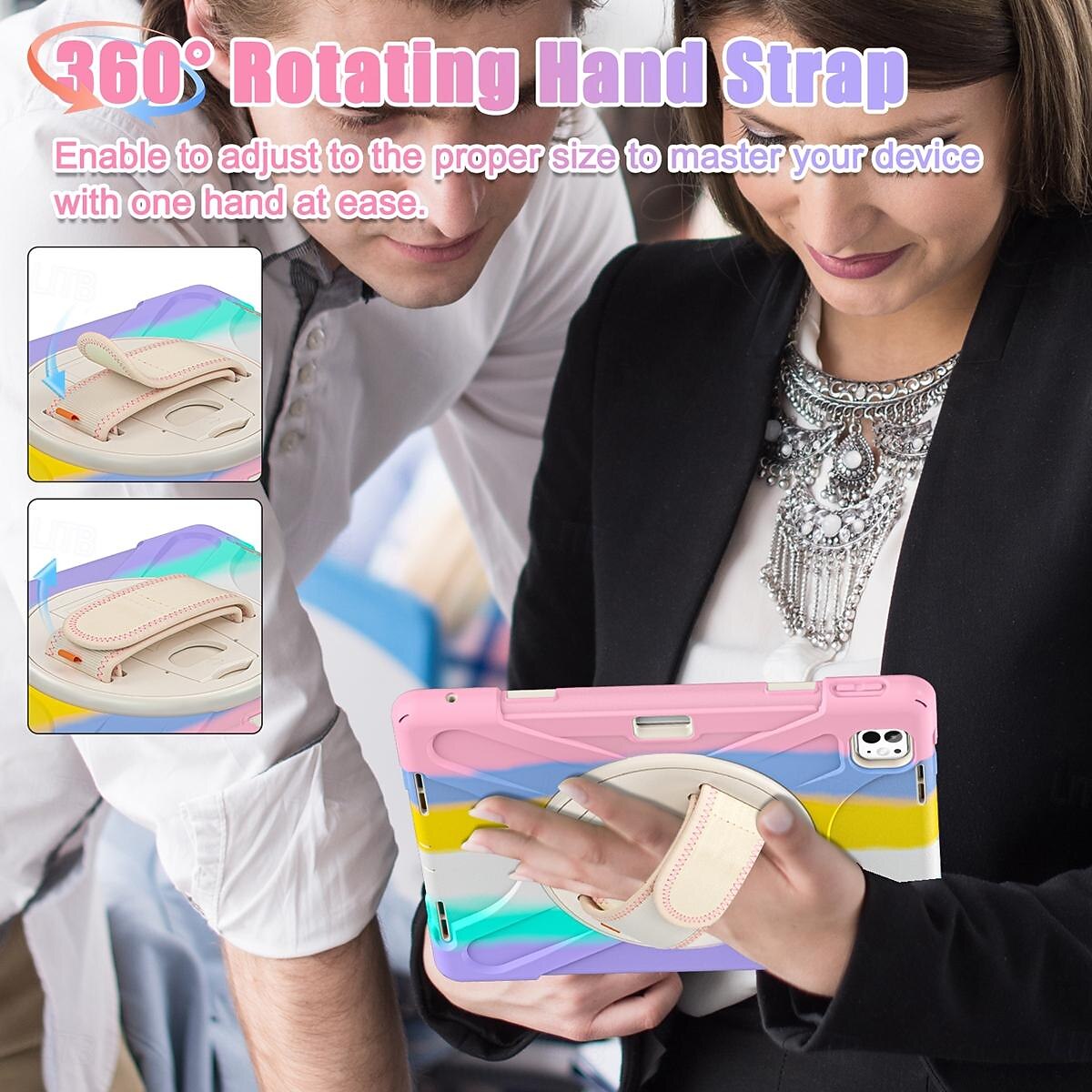 Tablet Case Cover For Apple iPad Air 11"(2024) iPad Air 13"(2024) iPad Pro 11"(2024) iPad Pro 13"(2024) iPad 10th 10.9'' iPad Air 5th 4th 10.9" iPad Pro 6th 5th 4th 3rd 2nd 1st 12.9'' iPad Pro 4th 2025 - $28.99 –P8