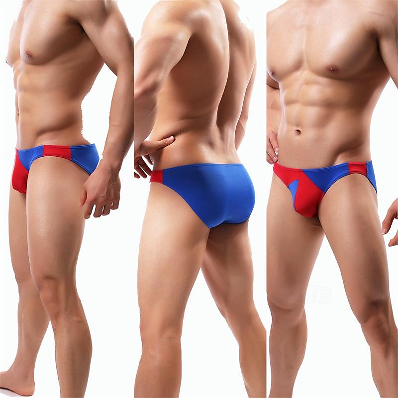 Herren 1 pc Unterwäsche Boxer Boxer-Shorts Patchwork Polyester Atmungsaktiv Weich Komfortabel Farbblock Mittlere Hüfthöhe Schwarz Weiß 2025 - $7.99 –P7