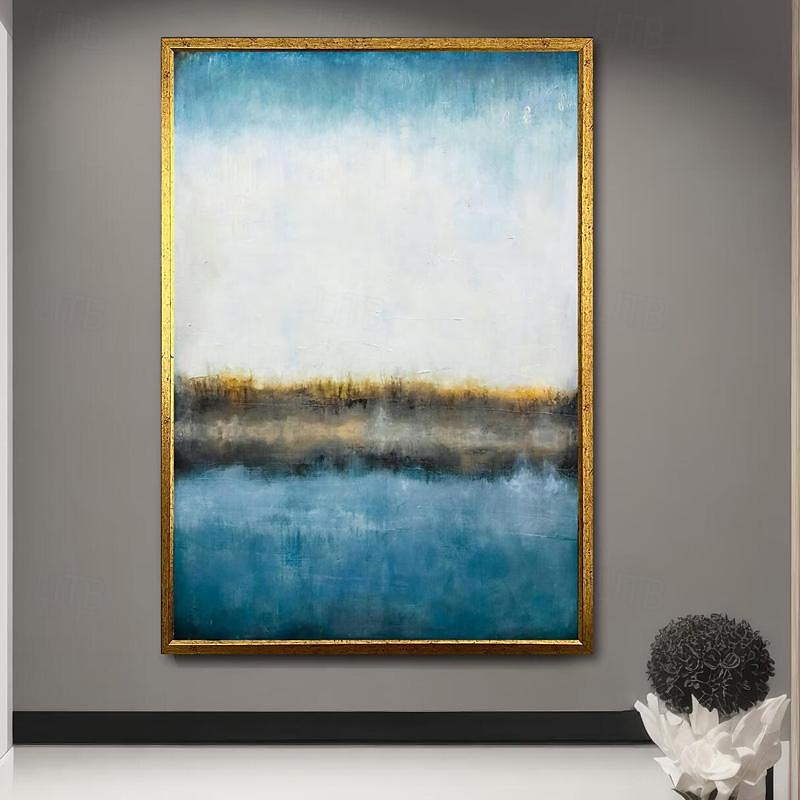 décoration murale sur toile de Mark Rothko, fait à la main, art mural abstrait peint à la main de Mark Rothko, reproduction de peinture à l'huile de Rothko, peinture minimaliste, décoration de 2025 ? $150.99 –P6