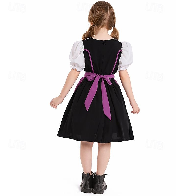 Halloween Oktoberfest Dress Dirndl Trachtenkleider Oktoberfest / Beer Bavarian Wiesn Wiesn Girls' Traditional Style Cloth 2026 - $40.99 –P3