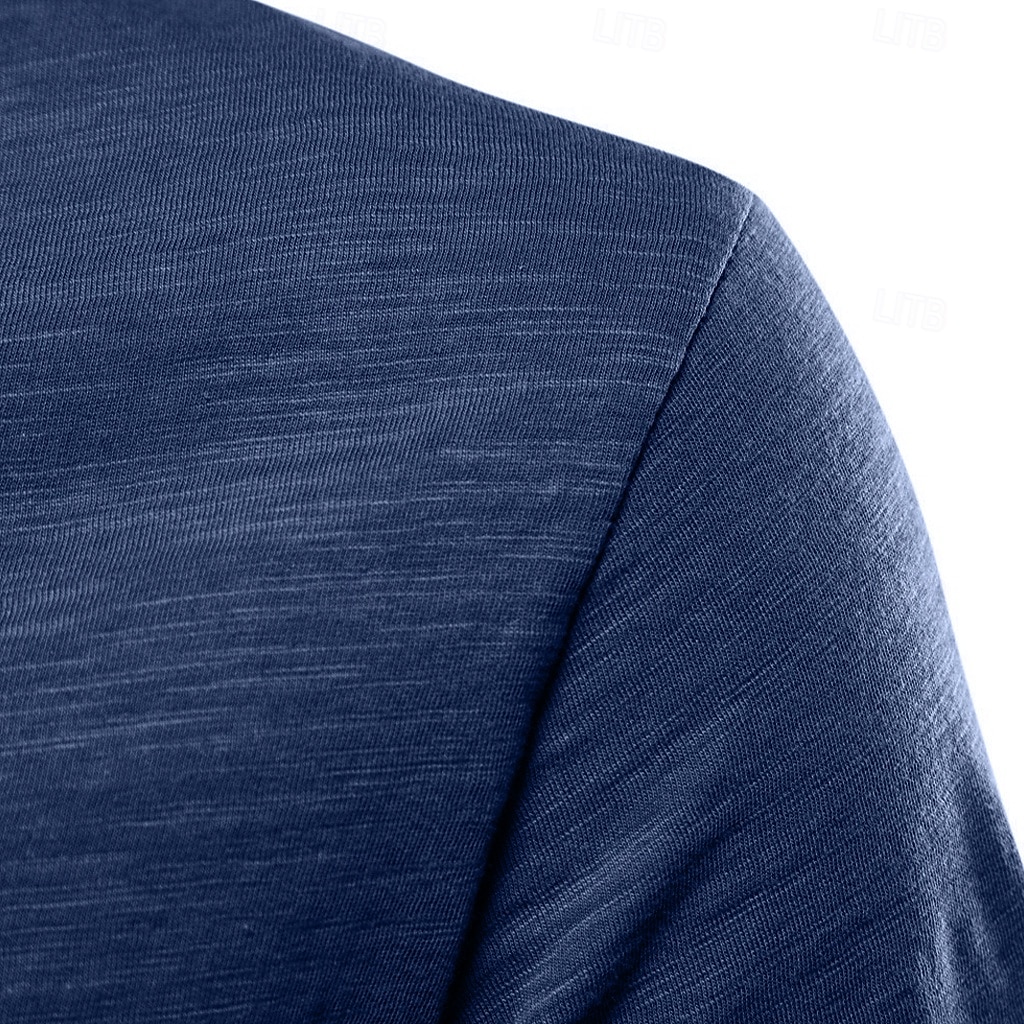 Per uomo Maglietta Maglie traspiranti Manica Corta Scollo a V Semplice Sport Essenziale Casual Morbido Casa Streetwear Casual Esercito verde blu navy Nero Maglietta Top per Uomo del 2025 a $13.99 –P3