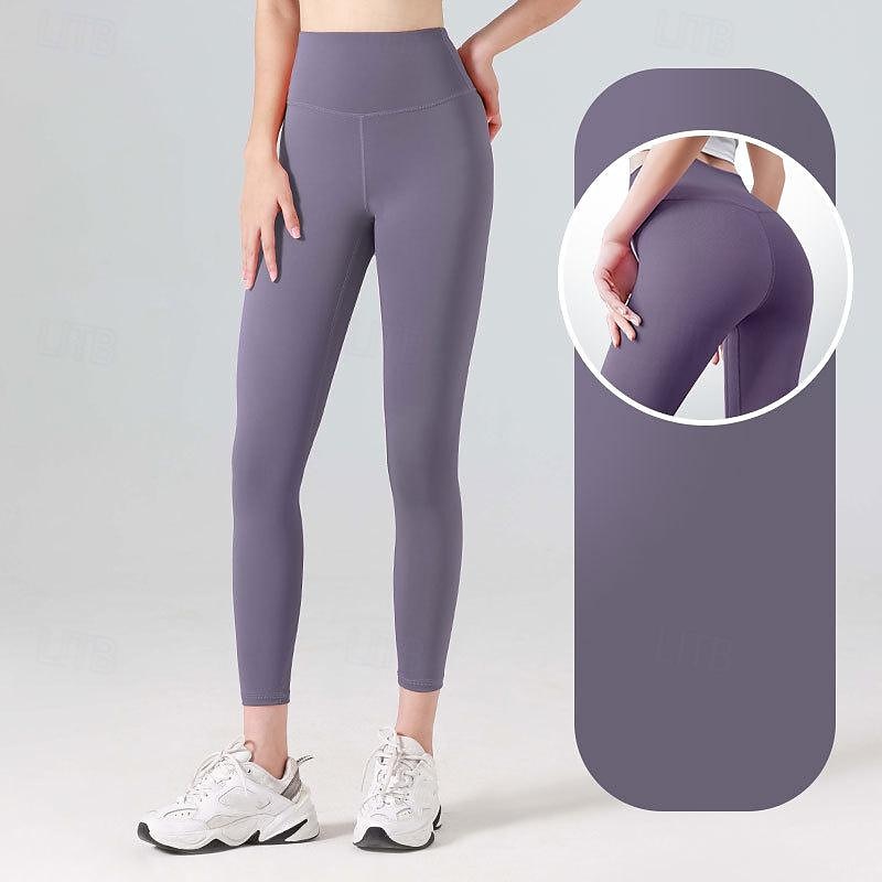 Per donna Pantaloni da yoga Leggings da yoga Fascia Elastica Vita Alta Yoga Allenamento in Palestra Pilates Collant Grigio scuro Nero Avorio Gli sport Abbigliamento sportivo Elasticizzato Taglia del 2025 a $12.99 –P10