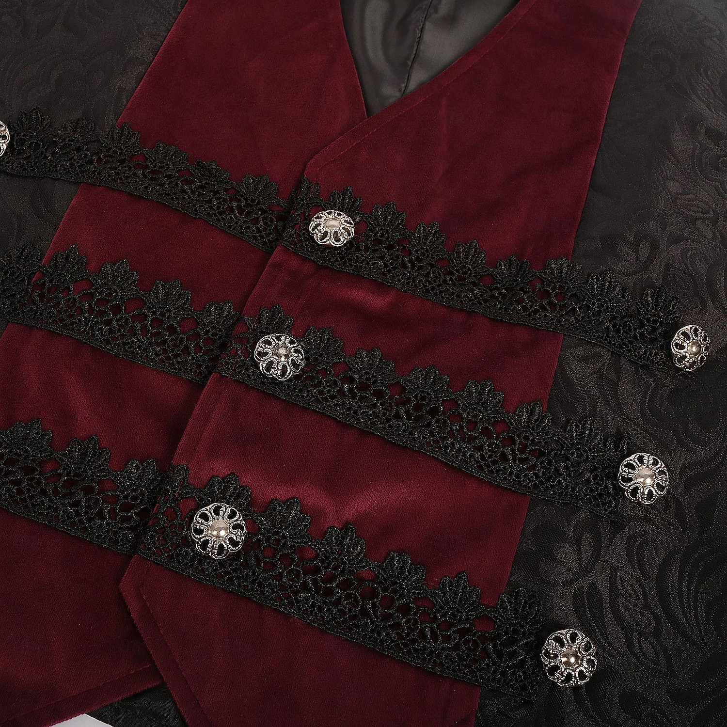 רטרו\וינטאג' ימי הביניים רנסנס וסט חזייה נסיך אָצִיל תחפושות בגדי ריקוד גברים סטימפאנק נשף מסכות קרנבל מסיבה מבוגרים חֲזִיָה 2026 - $33.99 –P9