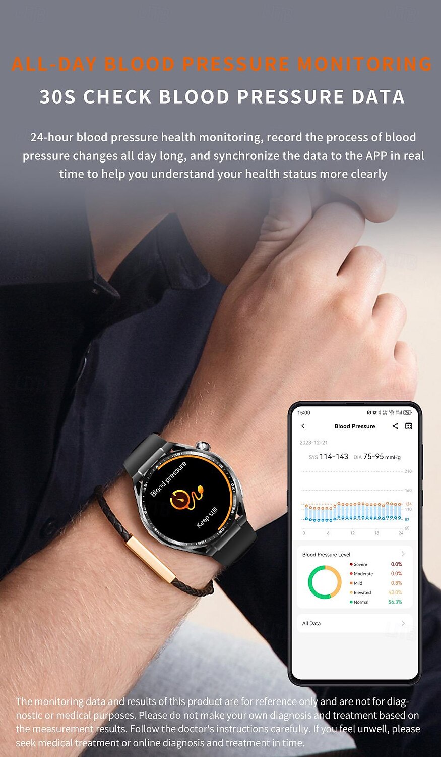 696 F200 Smart Watch 1.55 inch Smart Band Fitness Bracelet Bluetooth Pedometer Call Reminder Sleep Tracker Compatible with Samsung Men Hands-Free Calls Message Reminder IP 67 46mm Watch Case 2025 - $81.99 –P13