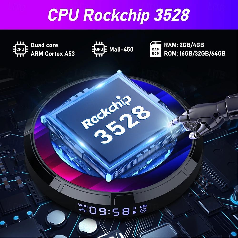 Android 11 и выше ТВ-бокс Заводской Аутлет RK3528 Android13.0 8K 8K RK3318 2GB 4GB 64Гб 32Гб 16Гб 2025 - $53.99 –P6