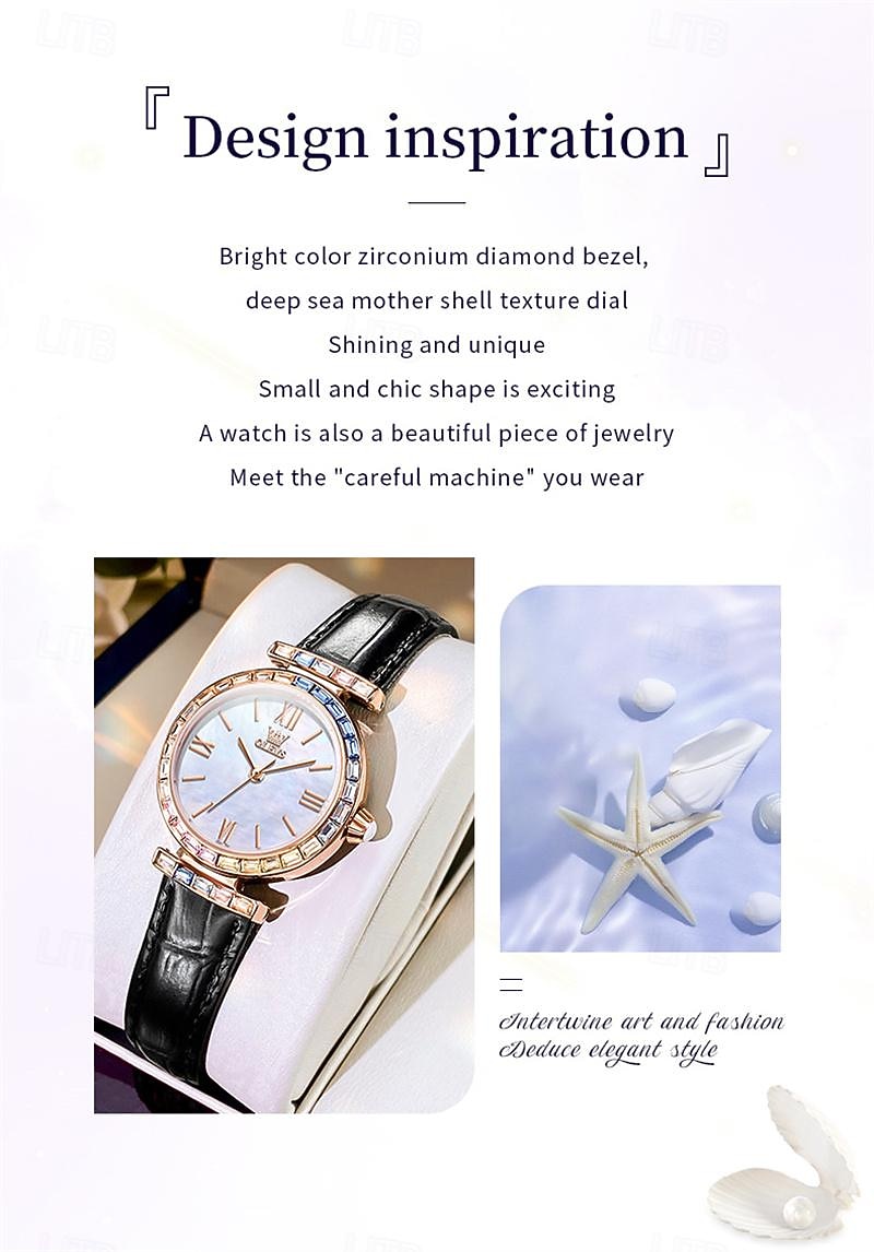 New Olevs Olevs Brand Fashion Trend Mother's Day Gift for Women'S Watches Simple Leisure Waterproof Versatile Mother's Day Gift for Women'S Sports Quartz Watch 2026 - $37.99 –P3