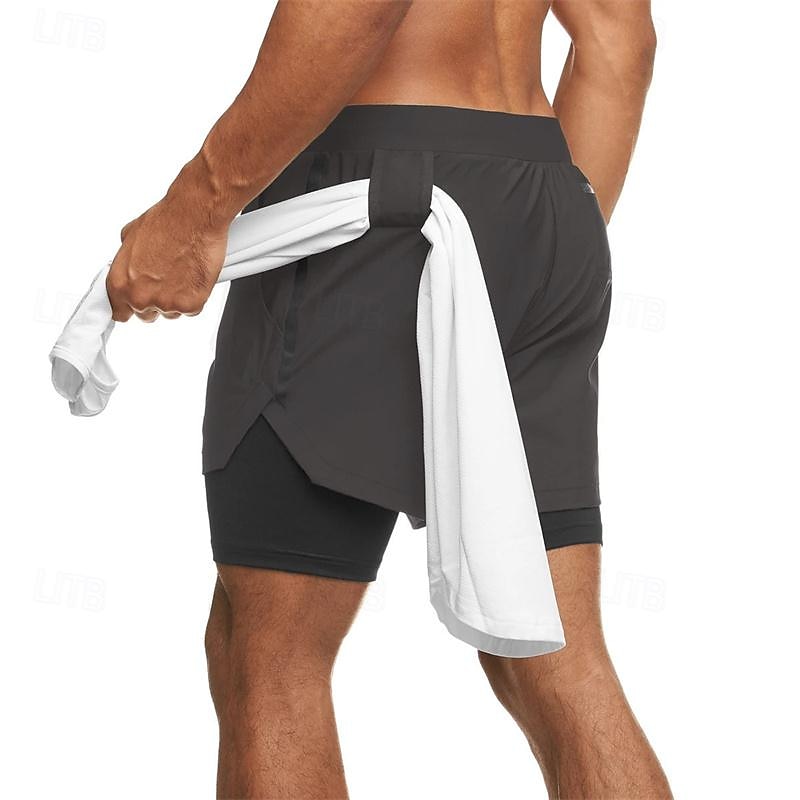 Pánské Koşu Şortları Kraťasy na tělocvik Tepláky Kapsy Šňůrky 2 v 1 Elastický pas Kraťasy Venkovní Sporty a outdoor Sportovní Rychleschnoucí Lehká váha Yumuşak Maratón Běh Cvičení Na míru sportovn 2025 - $13.19 –P18