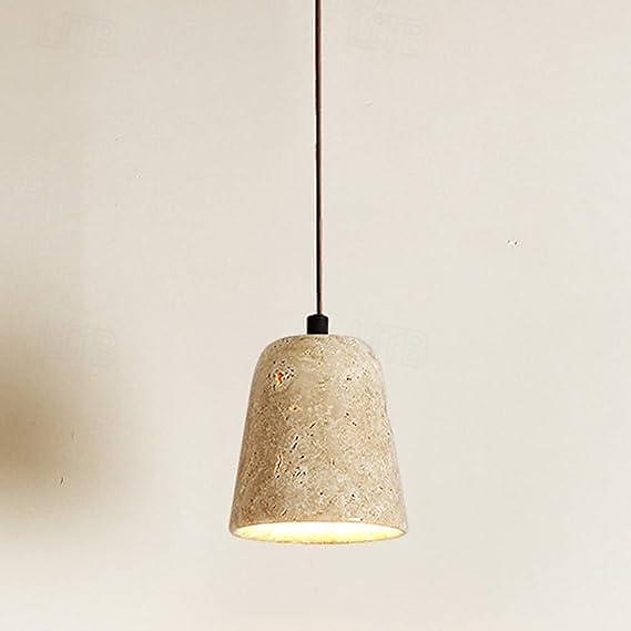 LED Pendant Light Warm White 1-Light Nordic Vintage Stone Hanging Light Restaurant Bar Chandelier Single Head Hanging Lamp for Corridor Aisle Lighting Fixtures 85-265V 2025 - $143.99 –P5