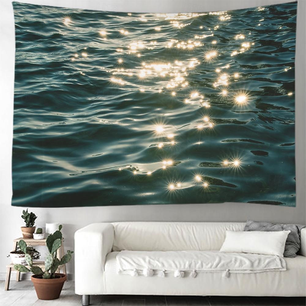 paisagem espumante rio pendurado tapeçaria arte da parede grande tapeçaria mural decoração fotografia pano de fundo cobertor cortina casa quarto sala de estar decoração de 2025 por $16.99 –P3