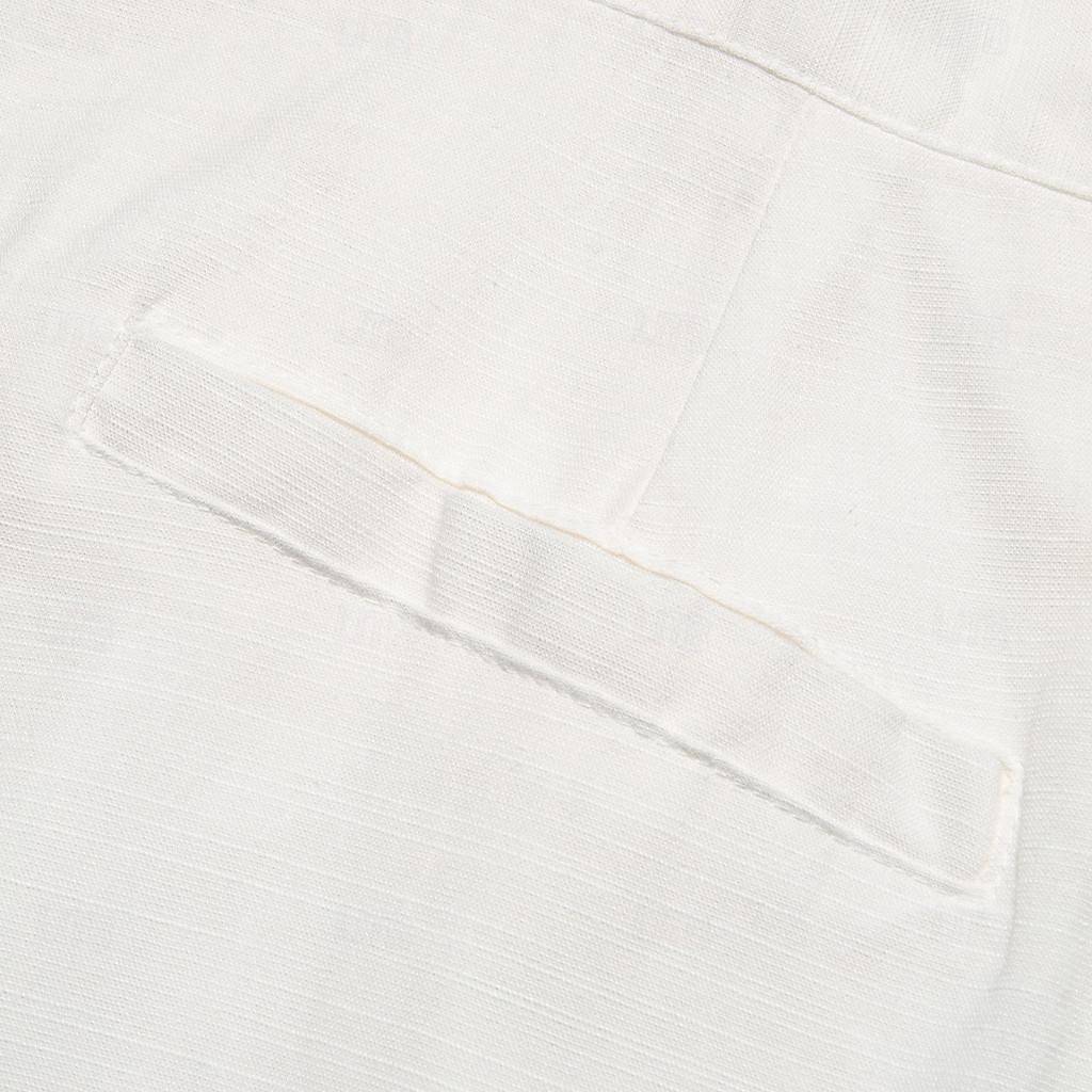Men's Dress Pants Linen Pants Trousers Summer Pants Beach Pants Front Pocket Pleats Straight Leg Plain Comfort Breathable Full Length Casual Daily Holiday Fashion Basic Black White Micro-elastic 2025 - $25.99 –P9