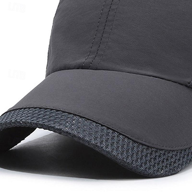 Herr Basebollkeps Solhatt Trucker Hat Svart Marinblå Chinlon Lappverk Mode Ledigt Gata Dagligen Färgblock Justerbara Solskyddskräm Andningsfunktion 2025 - $5.49 –P10