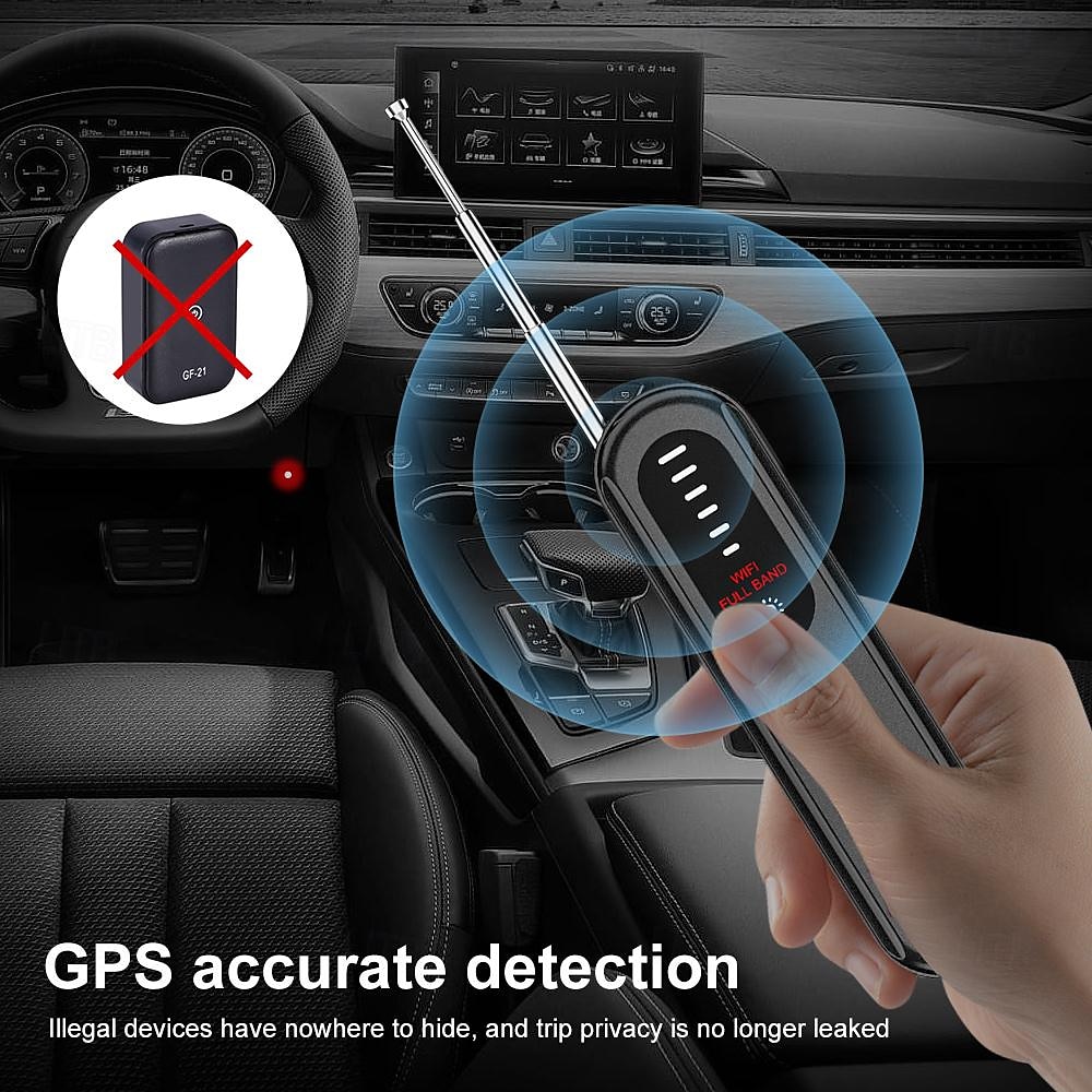 Hidden Camera Detector GPS Tracker Detector Find Wireless Bugging Devices in Cars Bathrooms Offices Hotels 2025 - $39.99 –P12