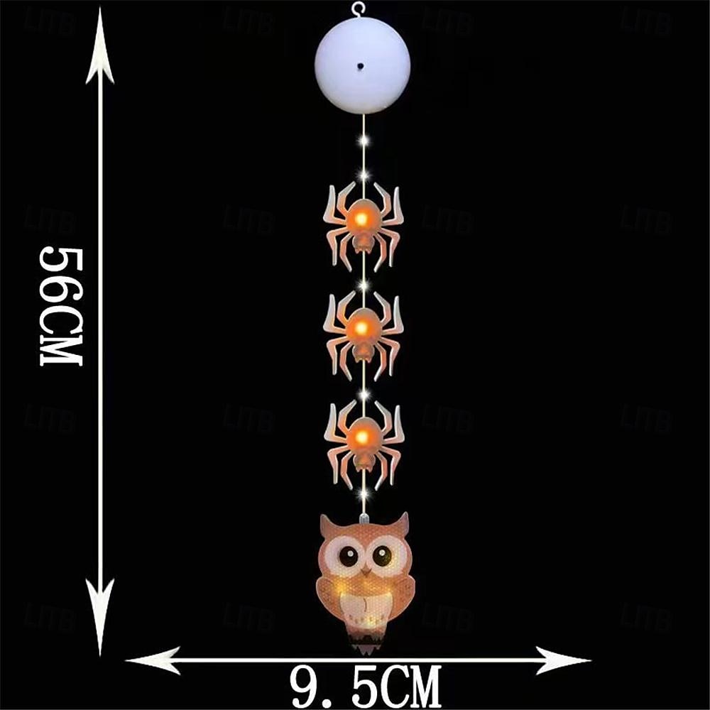 halloween dekorace závěsná lampa kožený drát lampa jack o lucerna přísavka sváteční provázek světlo vnitřní atmosféra dekorativní lampa sváteční party dekorativní lampa 1ks 2025 - $11.49 –P8