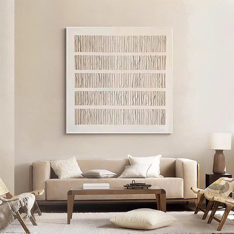 abstraktes Ölgemälde handgemalt beige braun und grün Malerei handgemachte braun Wabi Sabi Kunstwerk Ölgemälde handgemalt strukturierte Ölgemälde beige Ölgemälde abstrakte Leinwand Kunst modernes Dekor 2025 - $183.99 –P6