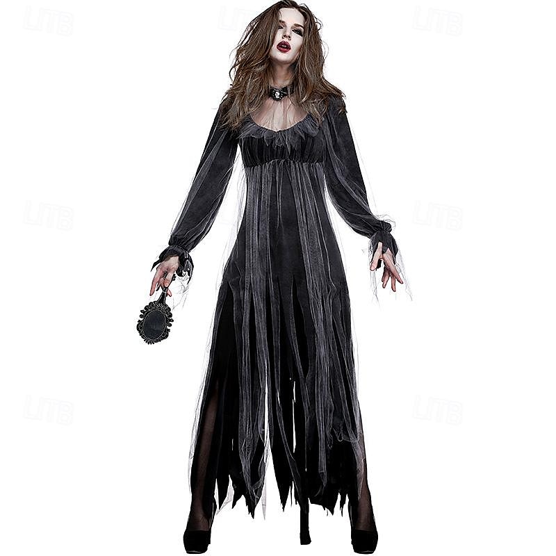 Zombie Duch nevěsta předvečer Všech svatých Cosplay kostým Kostým na Večírek Maškarní Úbory cosplay Dospělé Dámské Karneval Plesová maškaráda Mardi Gras Výkon Párty předvečer Všech svatých Jednoduch 2025 - $45.99 –P1