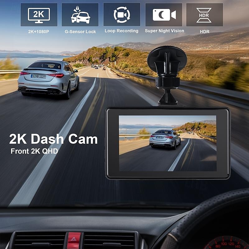 X21 1440P New Design / HD / Boot automatic recording Car DVR 170 Degree Wide Angle 3 inch IPS Dash Cam with Night Vision / G-Sensor / Parking Monitoring Car Recorder 2025 - $71.99 –P2