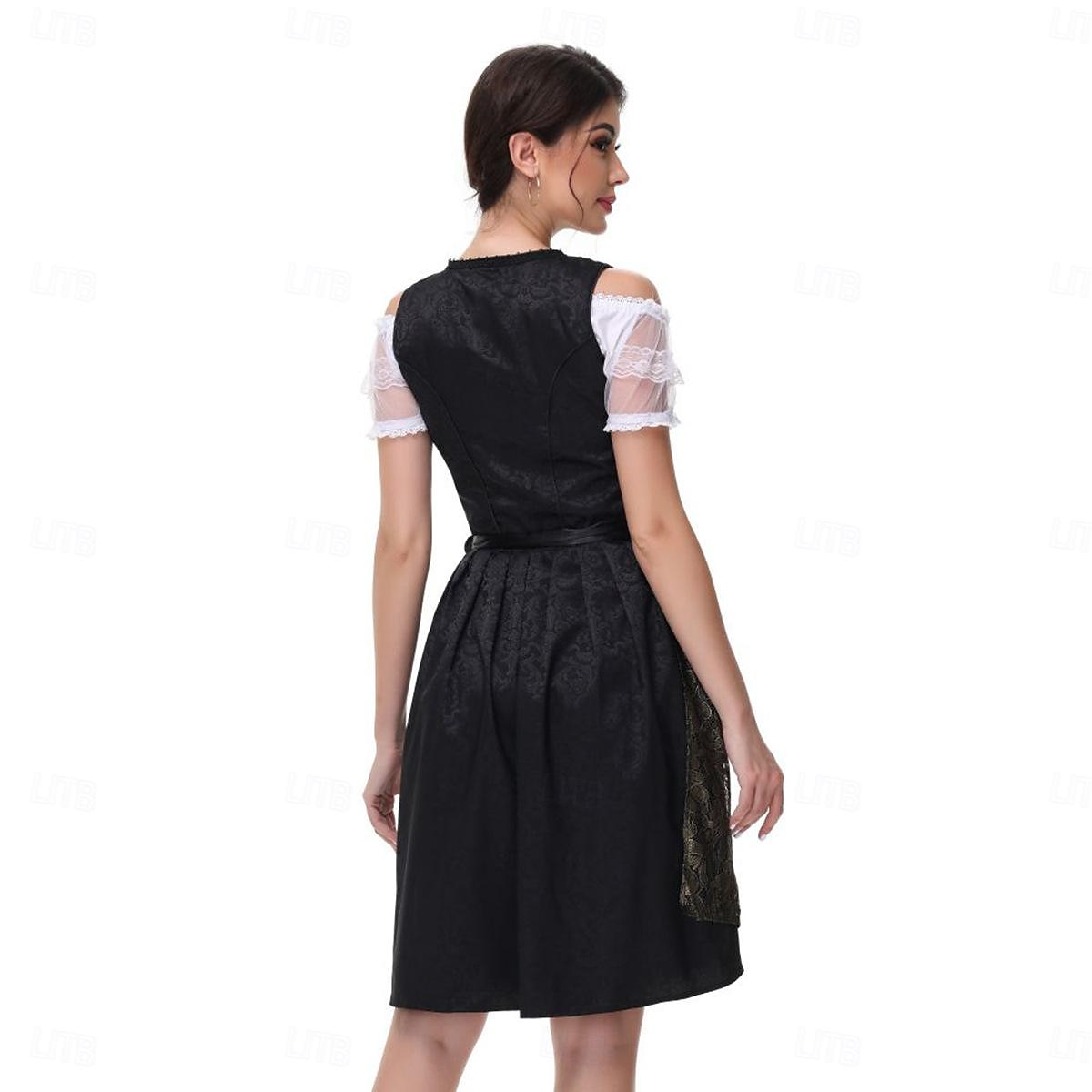 Oktoberfest Jurken Dirndl Trachtenkleider hulp in de huishouding Duits München Weiden Dames Doek in traditionele stijl Hemd Kleding 2025 - $71.99 –P5