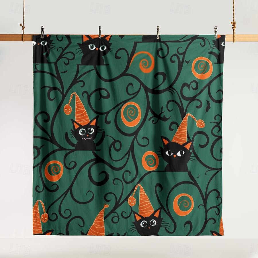 set copripiumino collezione halloween set 3 pezzi jack o lantern zucca super morbido delicato sulla pelle di lunga durata del 2025 a $41.99 –P21