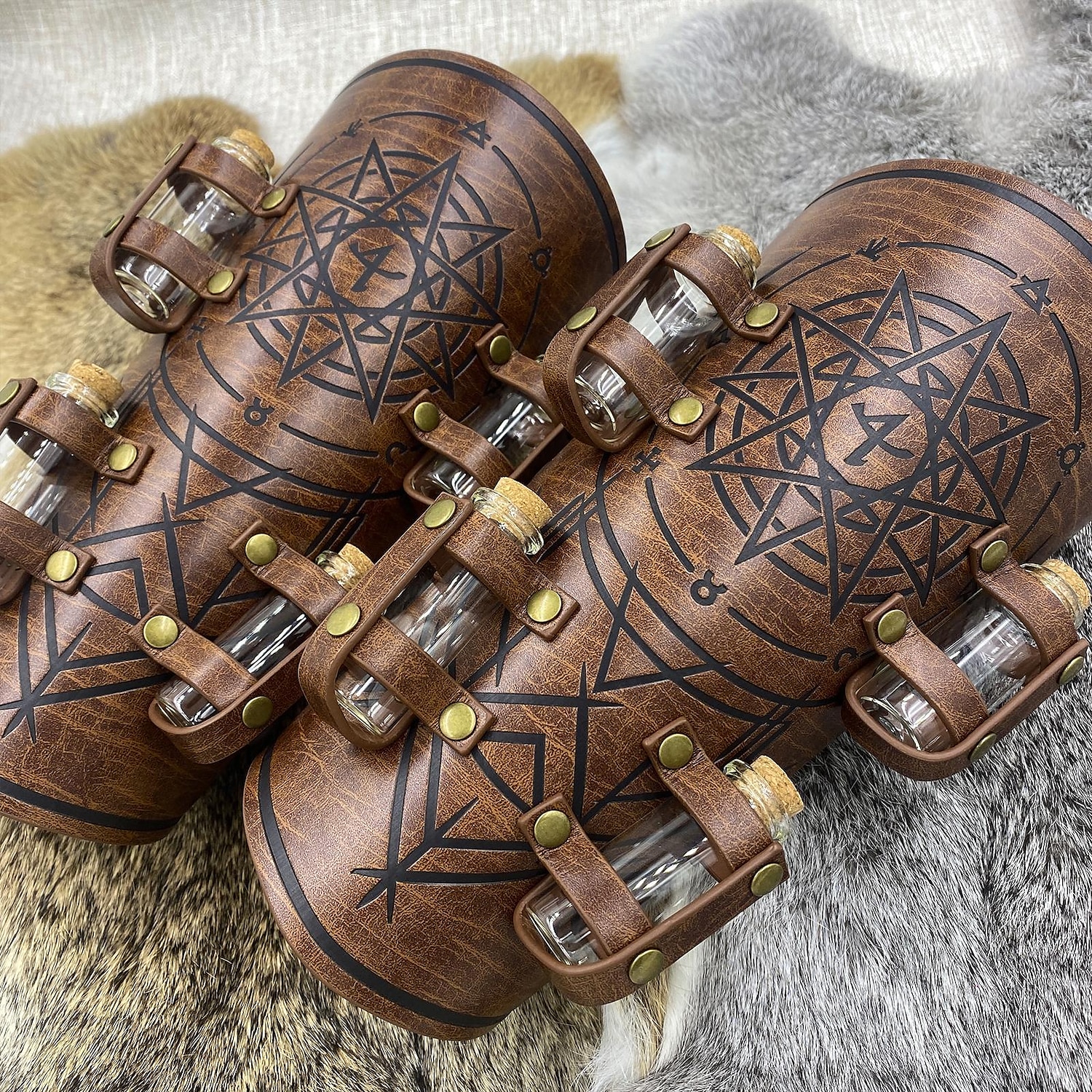 Retro Středověké Renesanční Náramek Pásek na ruku Ranger Shieldmaiden Lukostřelba Pánské Dámské Viking předvečer Všech svatých Karneval Plesová maškaráda LARP Dospělé Kolluk Celý rok 2025 - $33.99 –P10