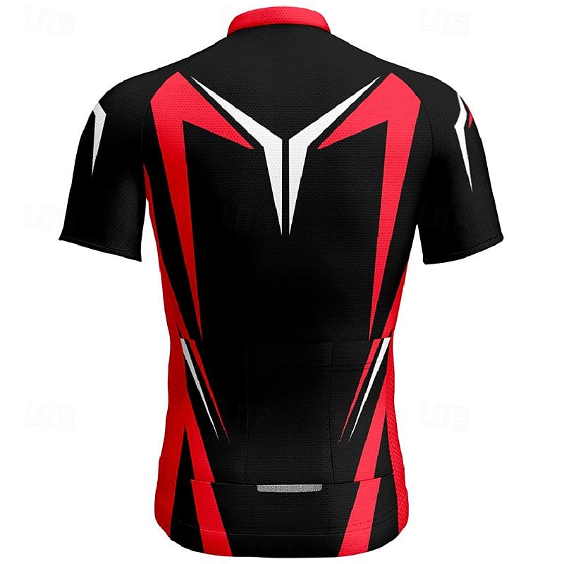 Homme Maillot Velo Cyclisme Manche Courte Cyclisme Tee-shirt Maillot Top avec 3 poches arrière VTT Vélo tout terrain Respirable Séchage rapide Jaune Rouge Bleu Bloc de couleur Des sports Vêtement de 2025 ? $24.79 –P8
