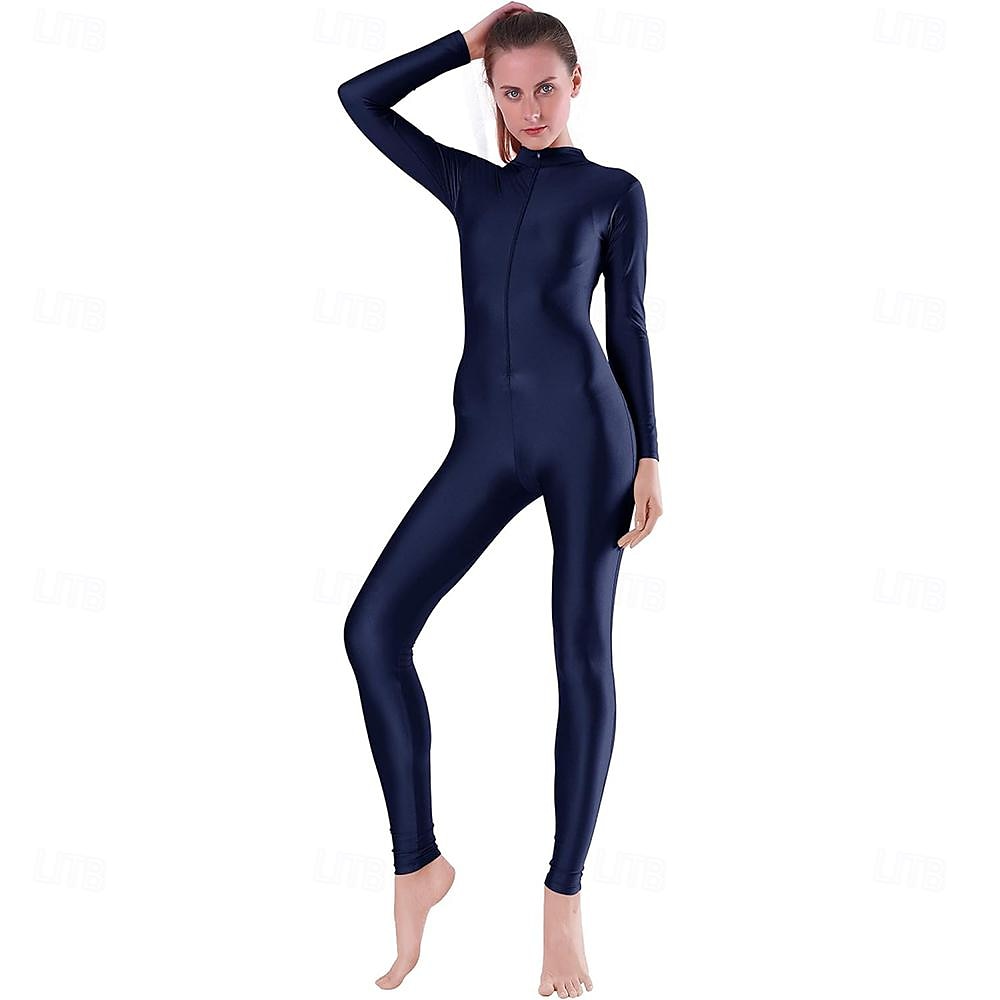 Zentai öltöny Szerepjáték Jelmezek Bőrruházat Nindzsa Farsangi jelmez Overall Királyok napja Női Akrobatatrikó Szexi jelmez Tömör szín Spandex Lycra Ruha mert Mindszentek napja Farsang Álarcos 2025 - $35.99 –P11