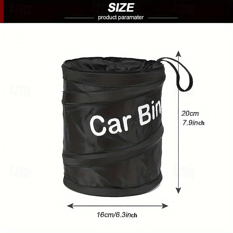 pattumiera portatile per auto: organizer pieghevole per seggiolino auto, contenitore per la pasta, secchio a spirale, contenitore per rifiuti compatto e conveniente per veicoli del 2025 a $9.49 –P3